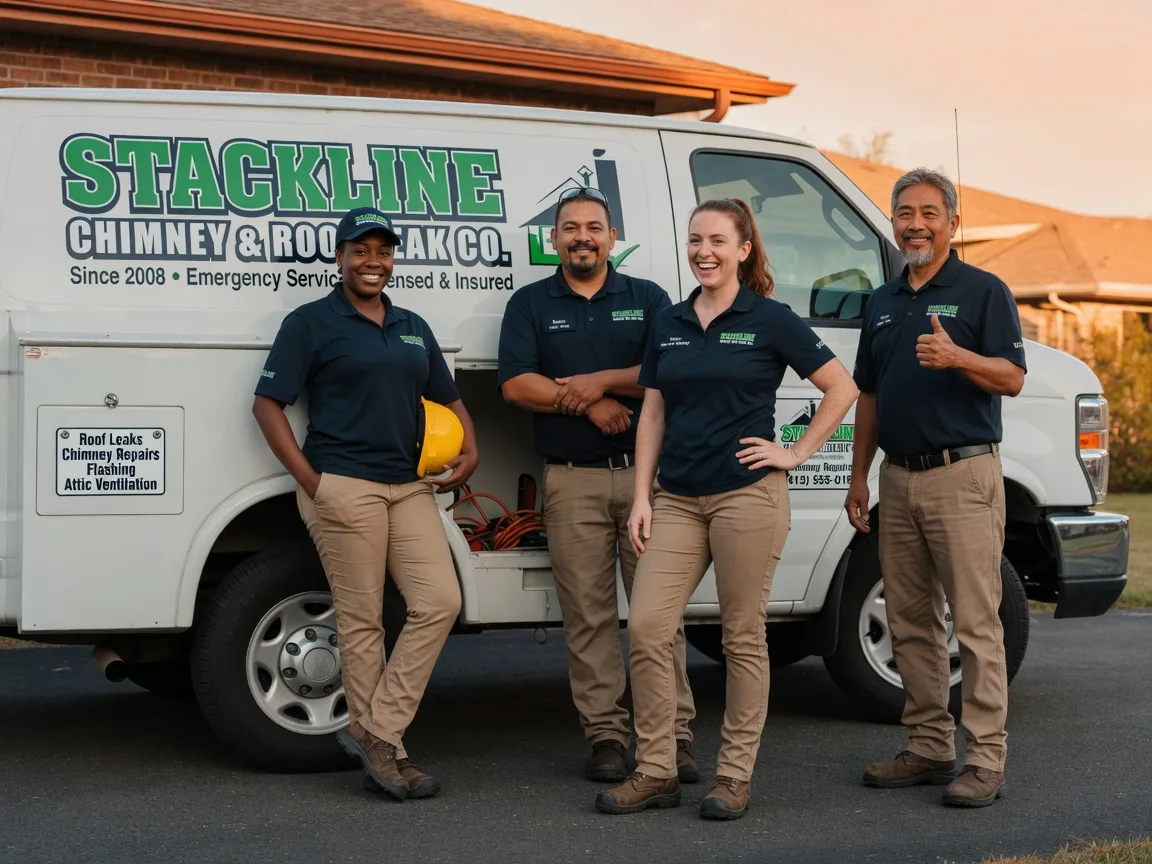 Chimney flashing repair company in Tar Heel, NC